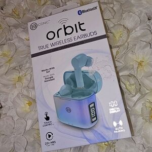 BRAND NEW IN BOX NEVER OPENED BICONIC Orbit True Wireless Earbuds (BLUE)